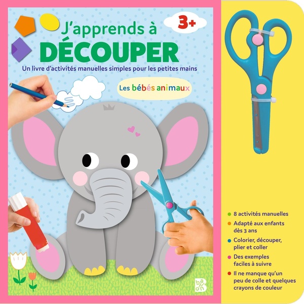 J'APPRENDS A DECOUPER : LES BEBES ANIMAUX