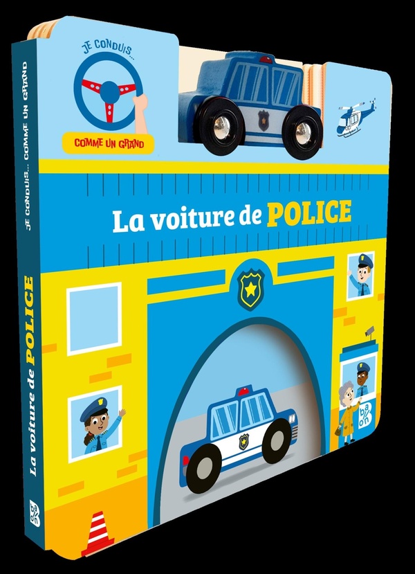 JE CONDUIS COMME UN GRAND : LA VOITURE DE POLICE