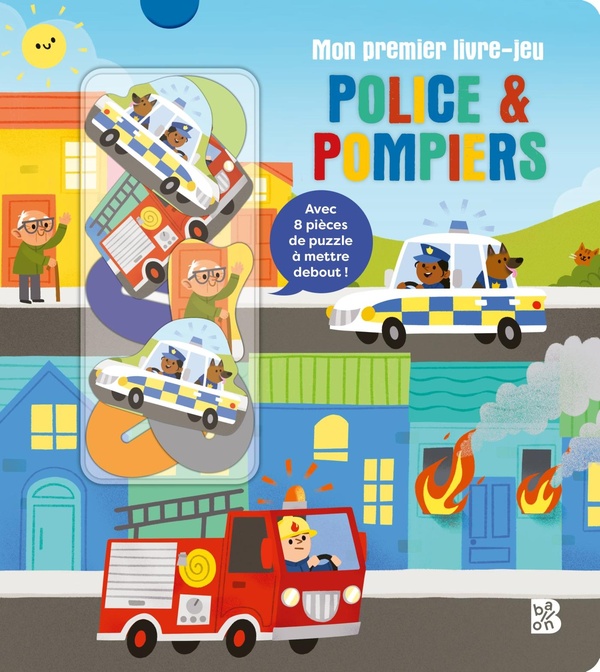 MON PREMIER LIVRE-JEU : POLICE & POMPIERS
