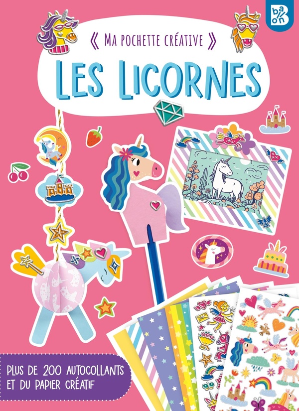 MA POCHETTE CREATIVE - LES LICORNES