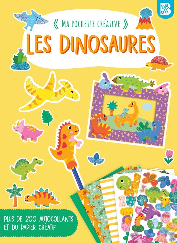 MA POCHETTE CREATIVE - LES DINOSAURES