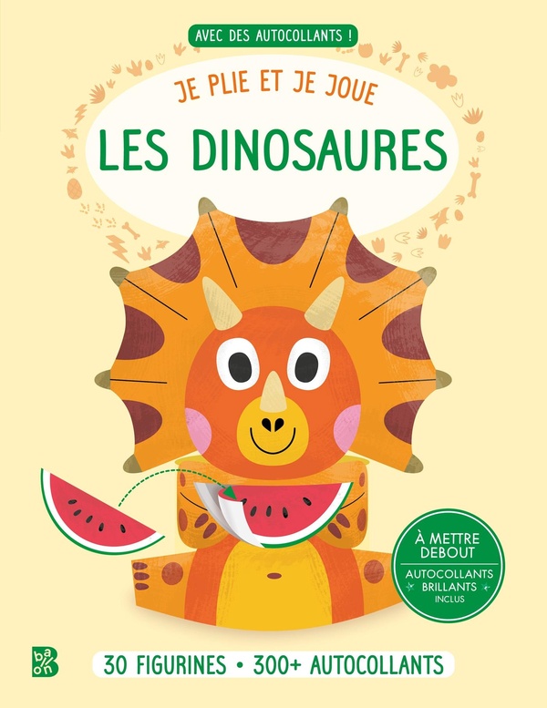JE PLIE ET JE JOUE - LES DINOSAURES