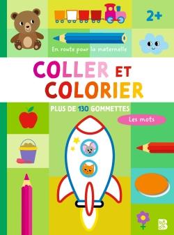 ERPM COLLER ET COLORIER - LES MOTS 2+