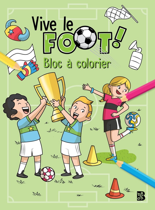 VIVE LE FOOT - BLOC A COLORIER