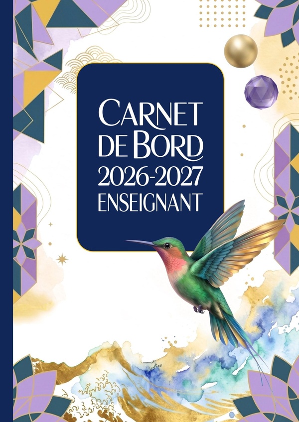 CARNET DE BORD ENSEIGNANT 2026-2027 - AGENDA A4 POUR ORGANISER SON ANNEE SCOLAIRE