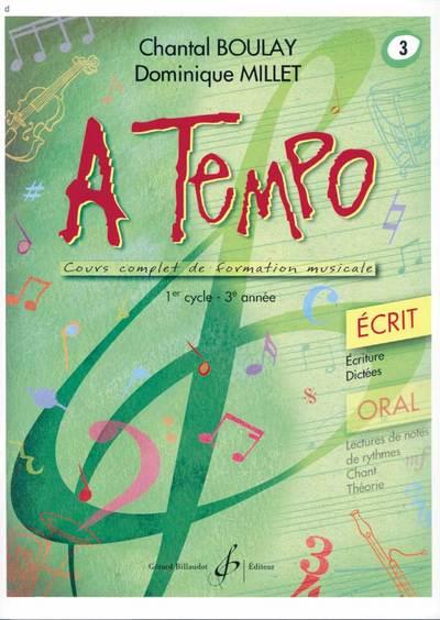 A TEMPO - PARTIE ECRITE - VOLUME 3