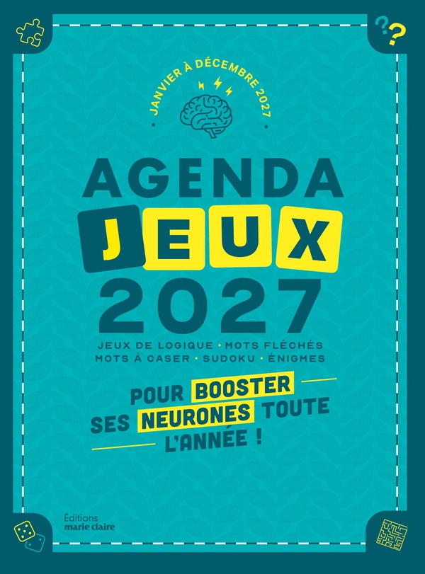 AGENDA JEUX 2027 - DE JANVIER A DECEMBRE 2027