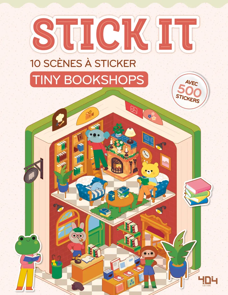 STICK IT - 140 SCENES A STICKER - TINY BOOKSHOPS