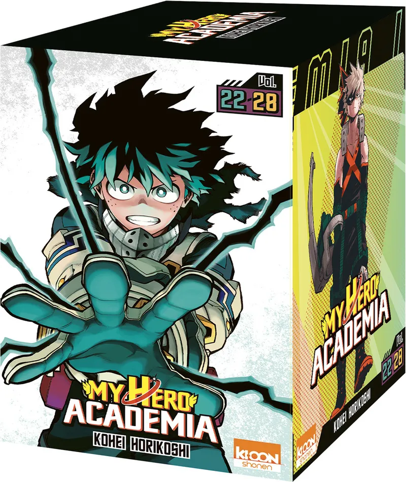 COFFRET INTEGRALE MY HERO ACADEMIA VOL. 22 A 28