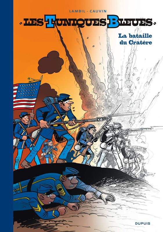 LES TUNIQUES BLEUES - TOME 63 - LA BATAILLE DU CRATERE (EDITION NOIR ET BLANC)