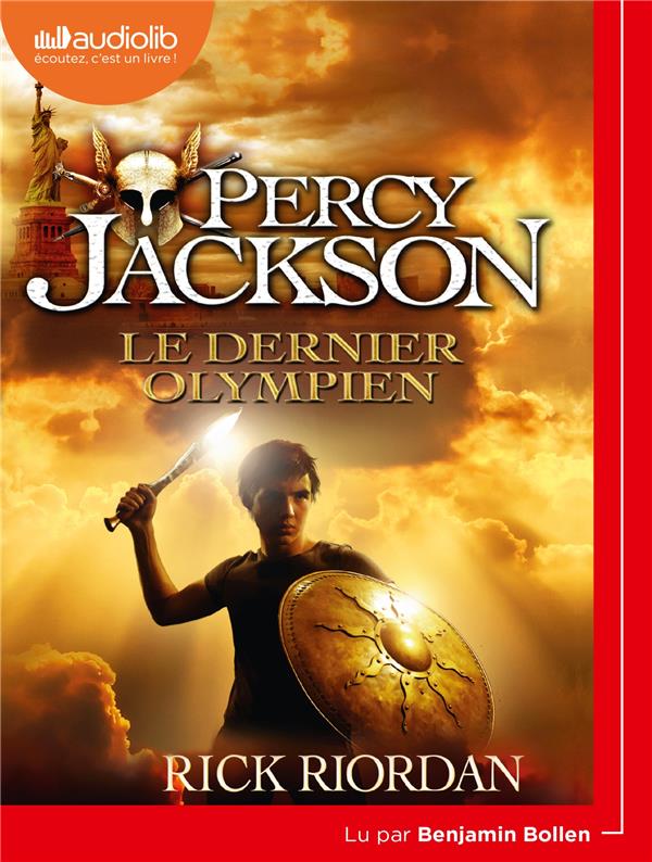 PERCY JACKSON - T05 - PERCY JACKSON 5 - LE DERNIER OLYMPIEN - LIVRE AUDIO 1 CD MP3