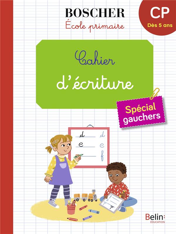 CAHIER D'ECRITURE SPECIAL GAUCHERS