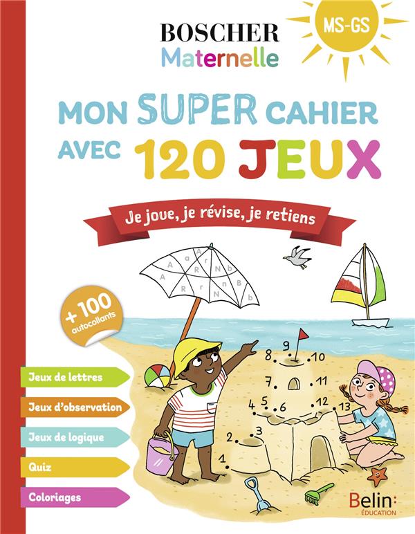 MON SUPER CAHIER AVEC 120 JEUX