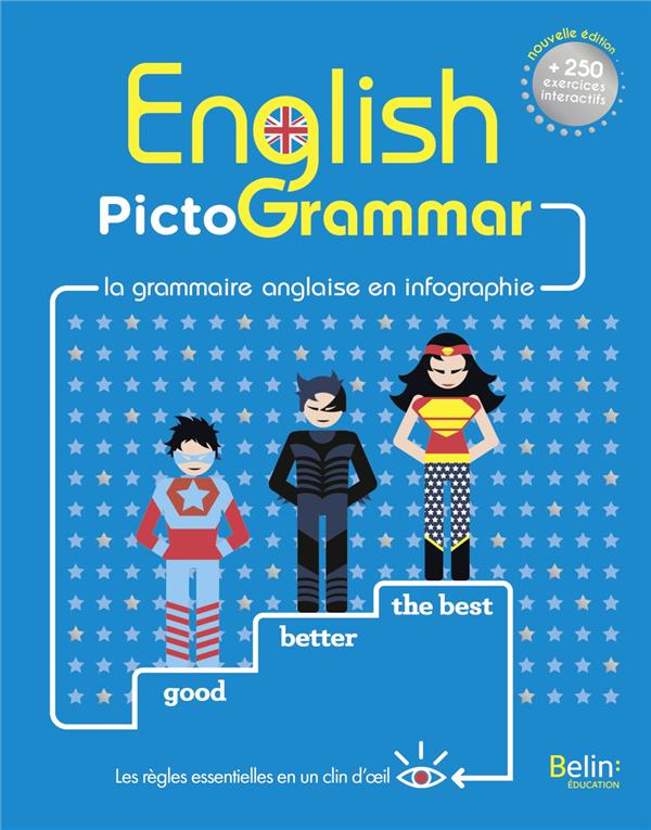 ENGLISH PICTOGRAMMAR (N.E. 2024) - LA GRAMMAIRE ANGLAISE EN INFOGRAPHIE
