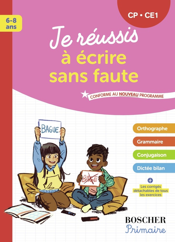 JE REUSSIS A ECRIRE SANS FAUTE CP-CE1
