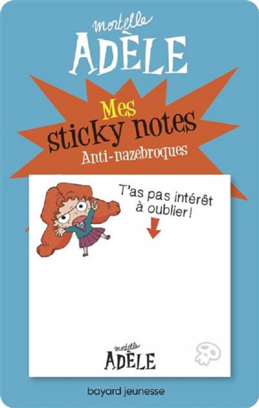 STICKY NOTES MORTELLE ADELE ANTI-NAZEBROQUES