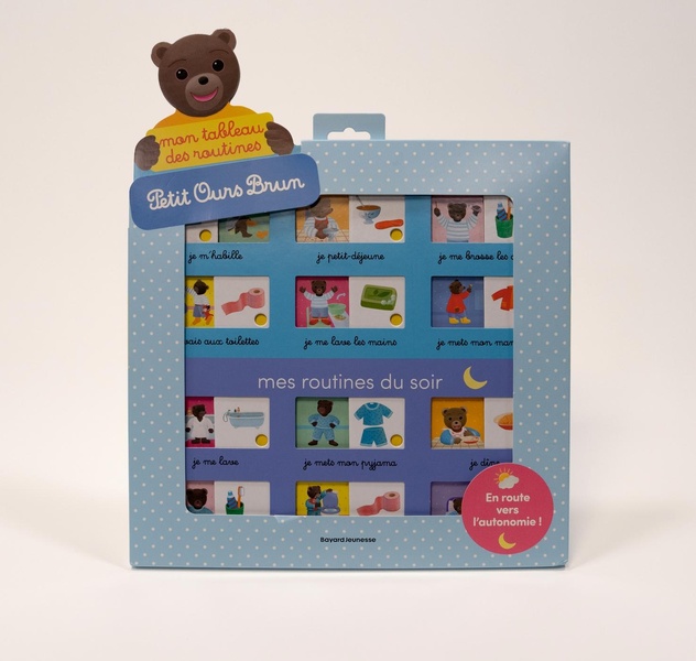 PETIT OURS BRUN - MON TABLEAU DES ROUTINES - DES 2 ANS