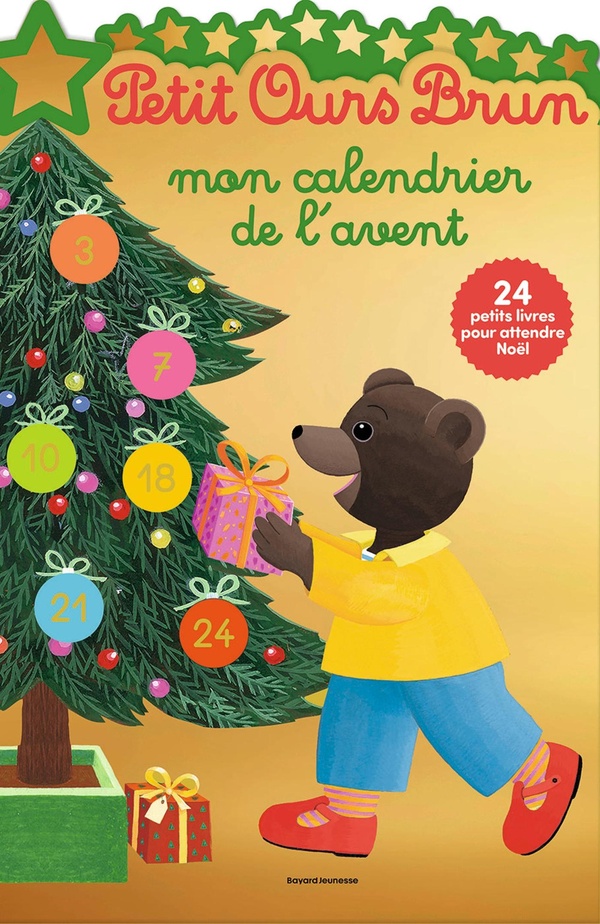 PETIT OURS BRUN - CALENDRIER DE L'AVENT - DES 2 ANS