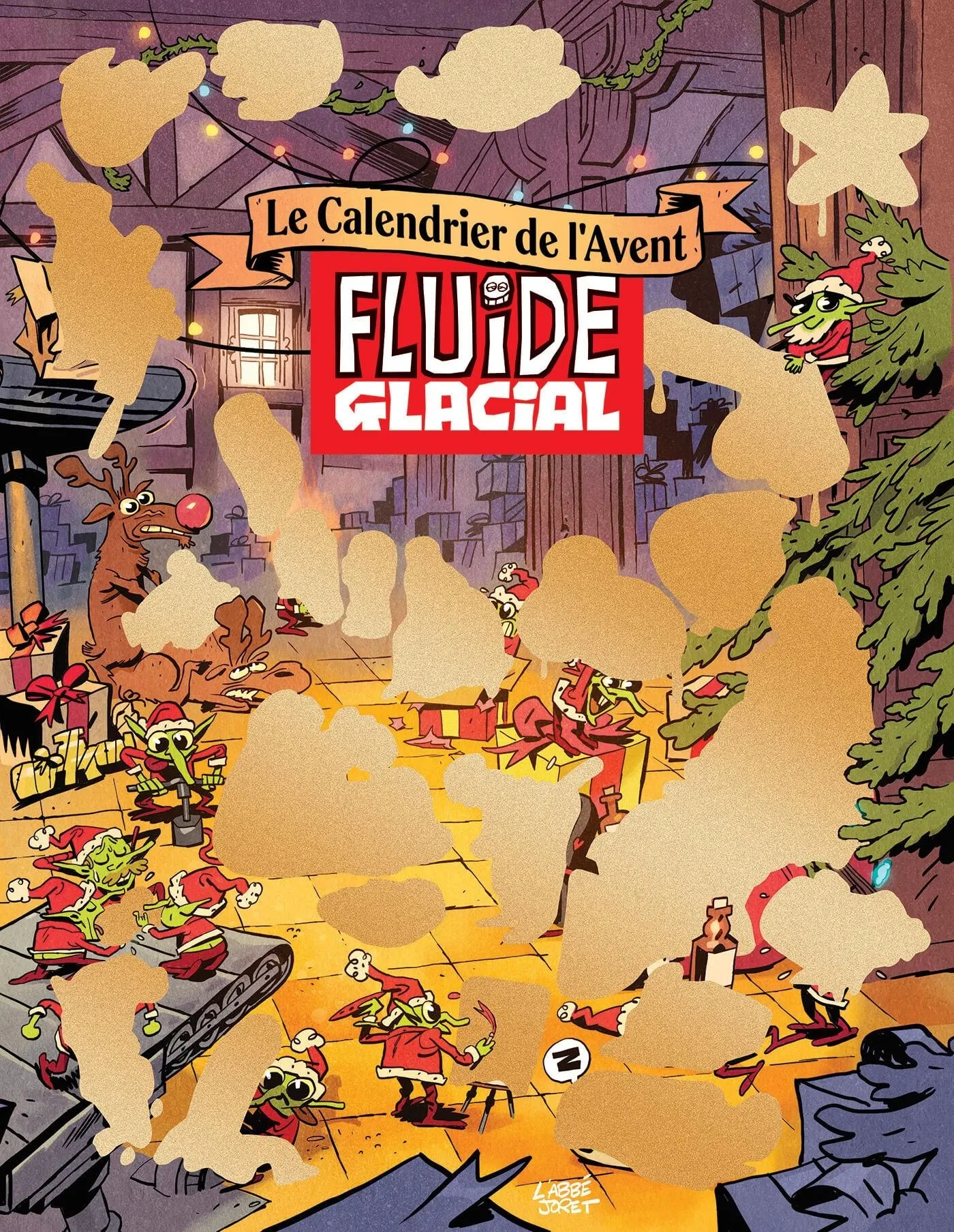 L'UMOUR DE L'AVENT - 50 ANS DE BANDESSINEES DE NOEL - T01 - CALENDRIER DE L'AVENT FLUIDE GLACIAL - 2