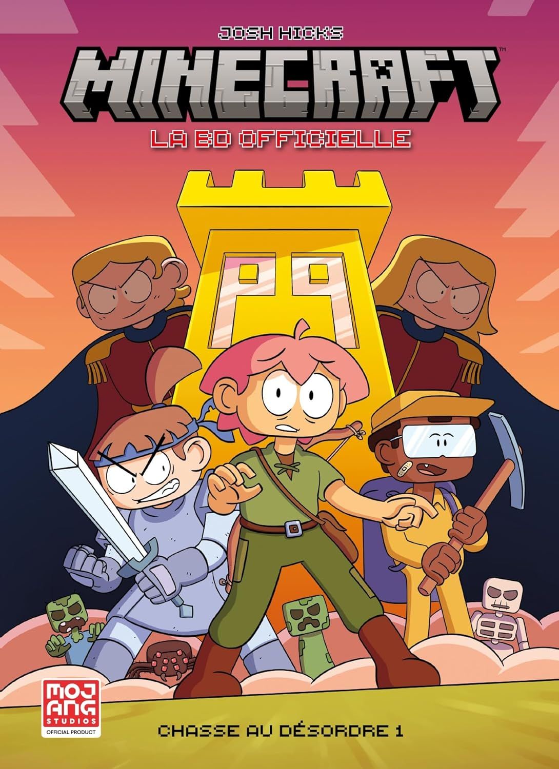 MINECRAFT LA BD OFFICIELLE T01 : CHASSE AU DESORDRE