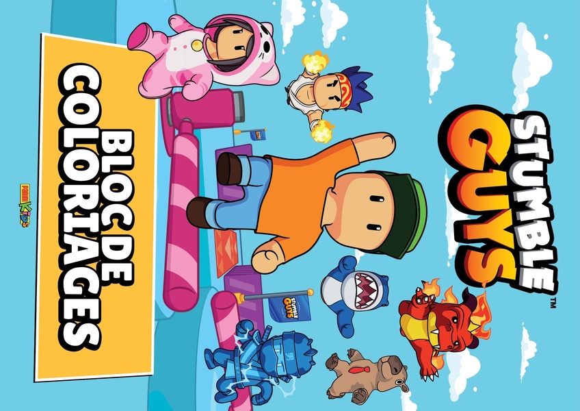 STUMBLE GUYS - BLOC DE COLORIAGE