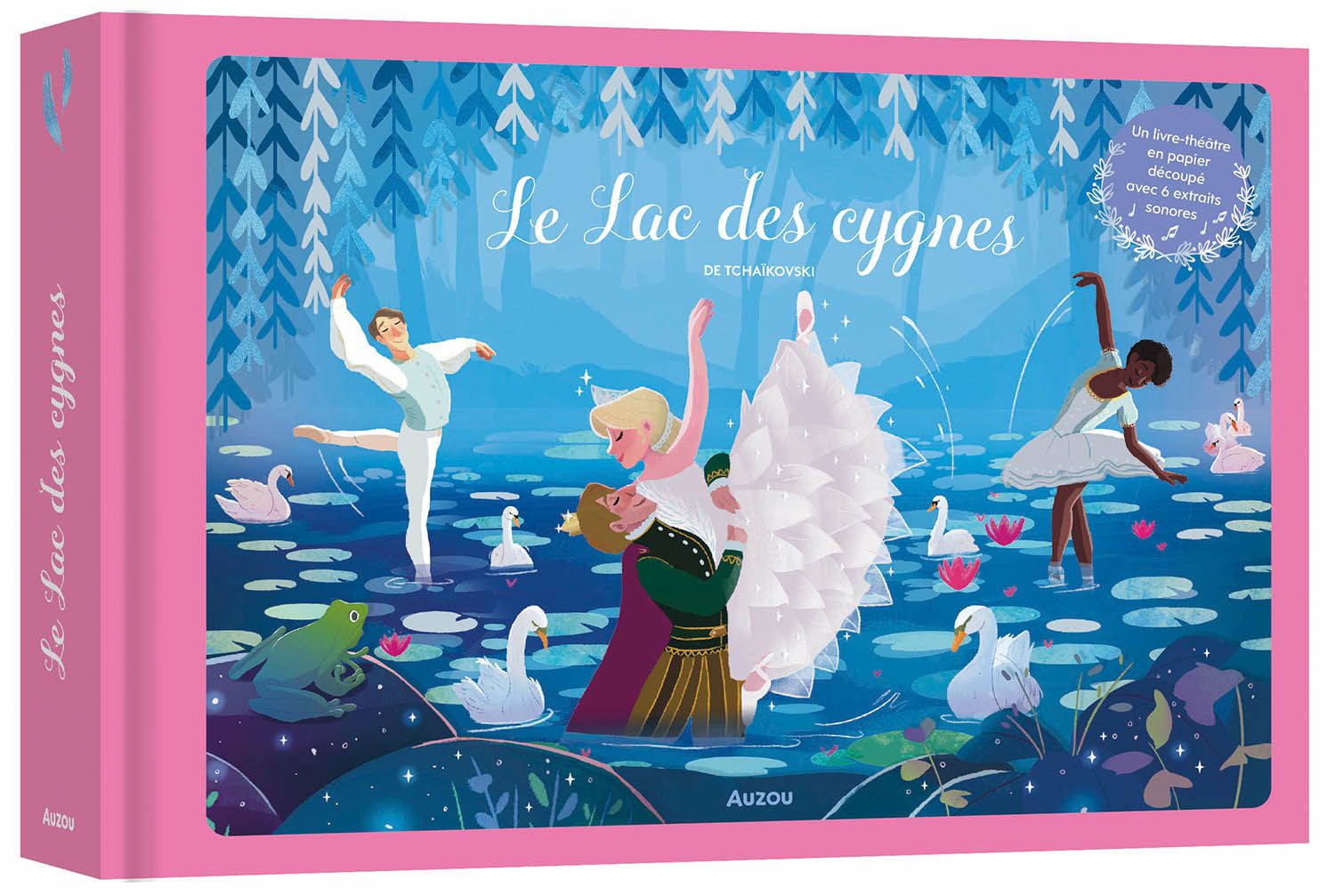 couverture du livre PAPIERS DECOUPES SONORES - LE LAC DES CYGNES