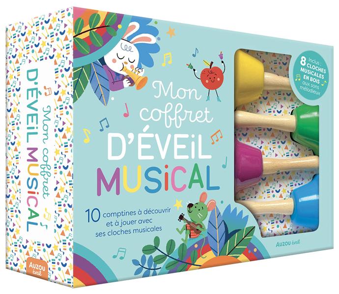 couverture du livre MON COFFRET D'EVEIL MUSICAL - 8 CLOCHES MUSICALES