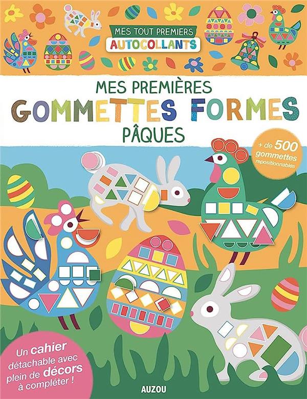 MES TOUT PREMIERS AUTOCOLLANTS - 500 GOMMETTES FORMES - PAQUES