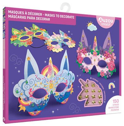 MASQUES A DECORER - LICORNES