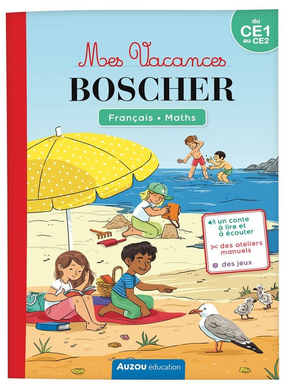 MES VACANCES BOSCHER - FRANCAIS - MATSH DU CE1 AU CE2 - 2026