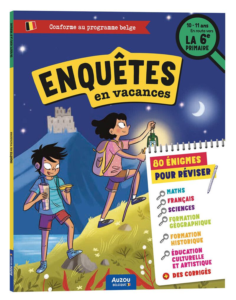 J'ENQUETE EN VACANCES - EN ROUTE VERS LA 6E PRIMAIRE