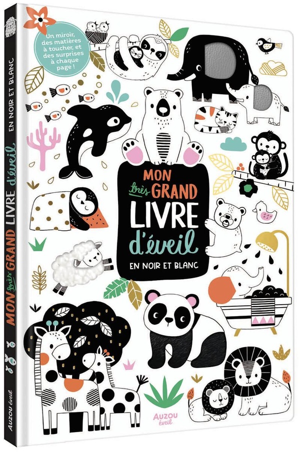 MON TRES GRAND LIVRE D'EVEIL EN NOIR ET BLANC