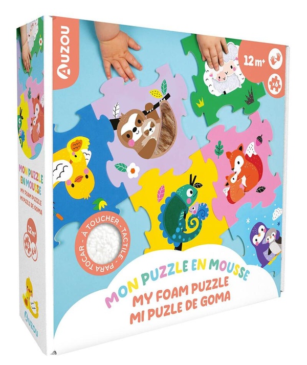 MON PUZZLE EN MOUSSE A TOUCHER - JOUET