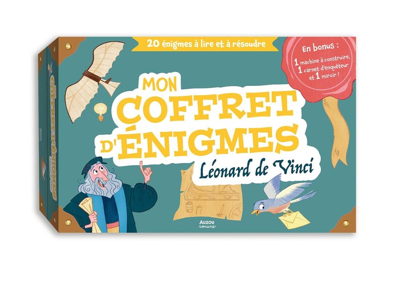 MON COFFRET D'ENIGMES LEONARD DE VINCI