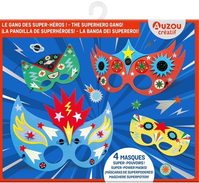 MASQUES A DECORER - LE GANG DES SUPER-HEROS