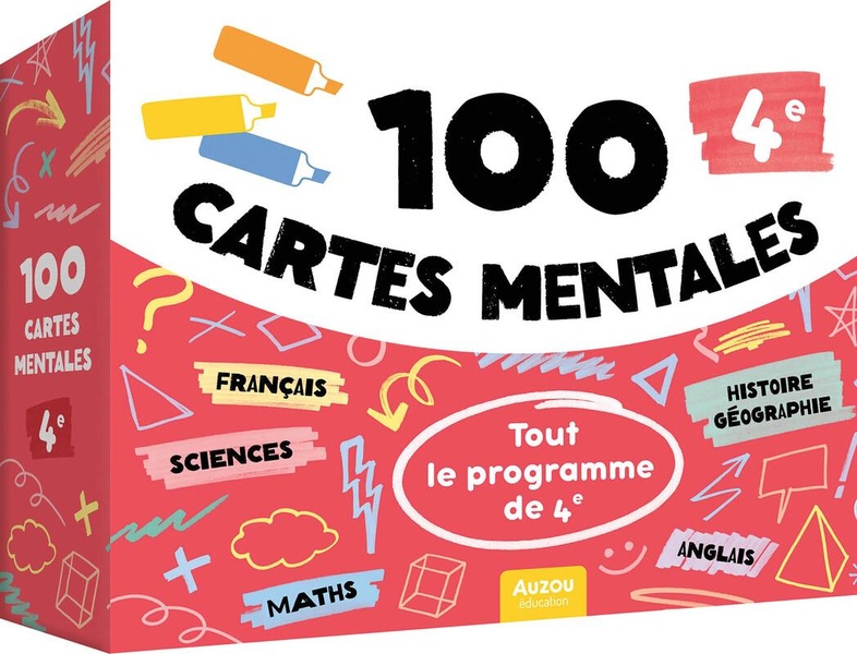 100 CARTES MENTALES - TOUT LE PROGRAMME DE 4E