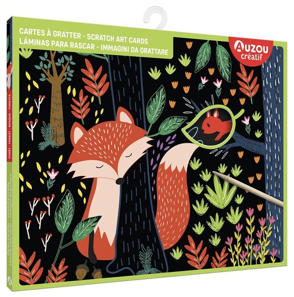 CARTES A GRATTER - FORET