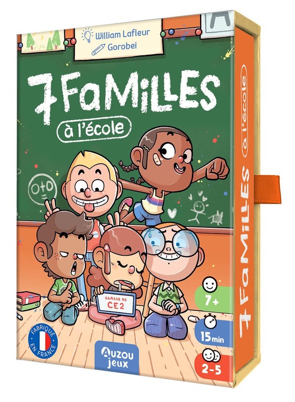 JEU DE 7 FAMILLES - A L'ECOLE