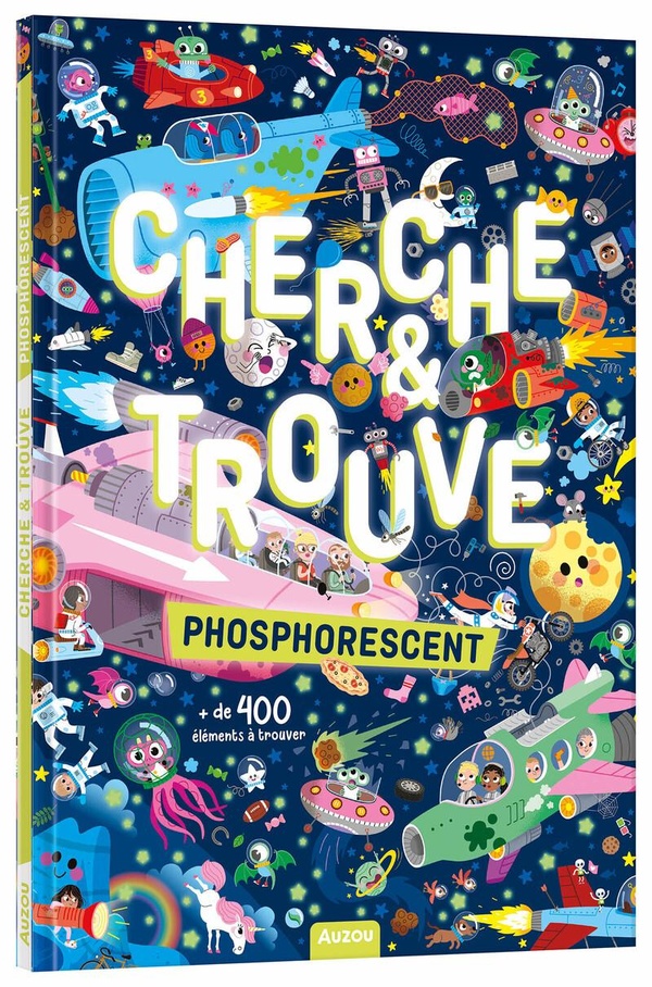 CHERCHE ET TROUVE - PHOSPHORESCENT - + DE 400 ELEMENTS A TROUVER