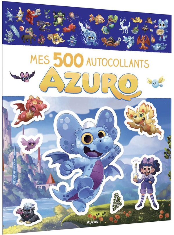 MES 500 AUTOCOLLANTS AZURO
