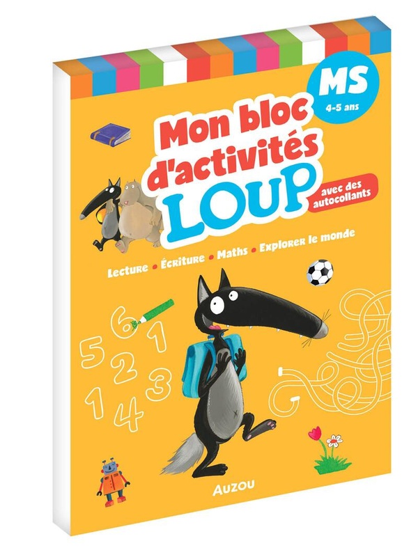 MON BLOC D'ACTIVITES AVEC LOUP - MS
