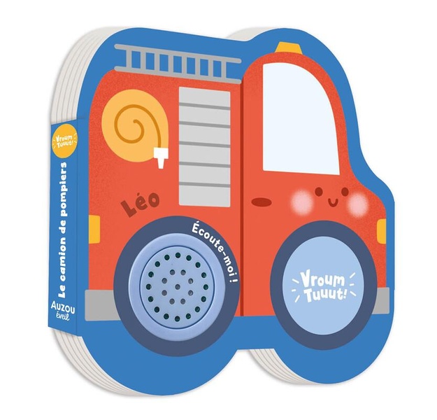 PETITS VEHICULES SONORES - LEO LE CAMION DE POMPIERS