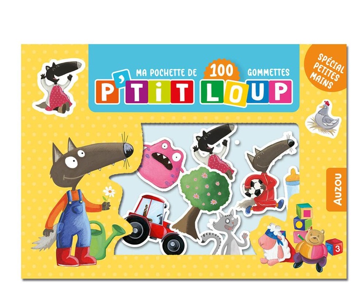 MA POCHETTE 100 GOMMETTES P'TIT LOUP
