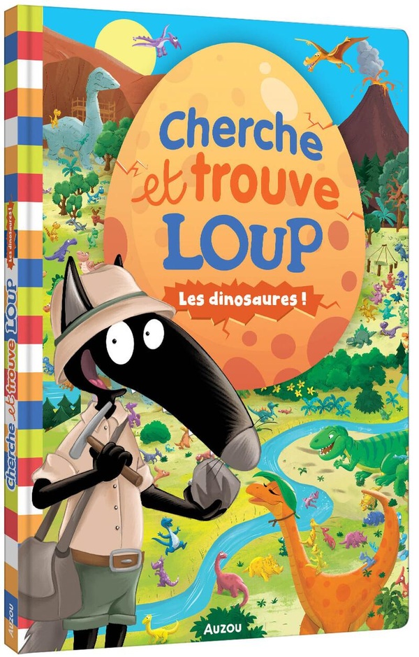 CHERCHE ET TROUVE GEANT - LOUP - LES DINOSAURES !