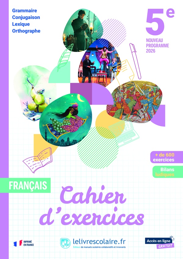 FRANCAIS 5E 2026 - CAHIER