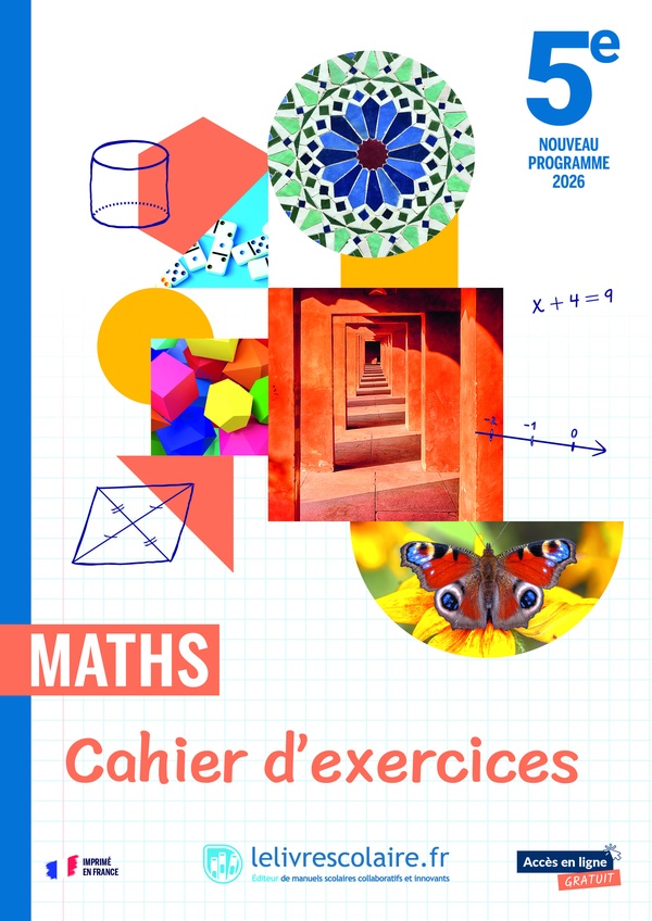 MATHEMATIQUES 5E 2026 - CAHIER
