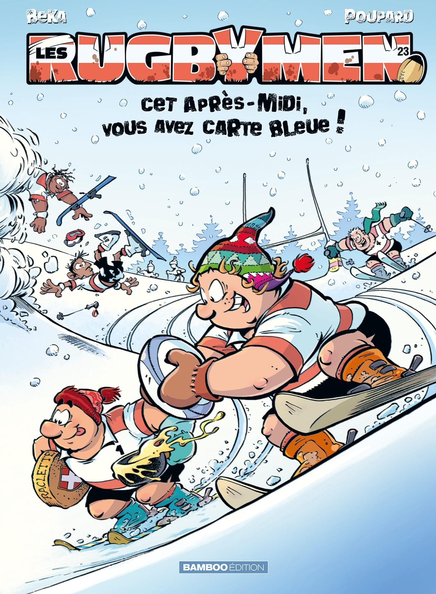 LES RUGBYMEN - TOME 23 - CET APRES-MIDI, VOUS AVEZ CARTE BLEUE !