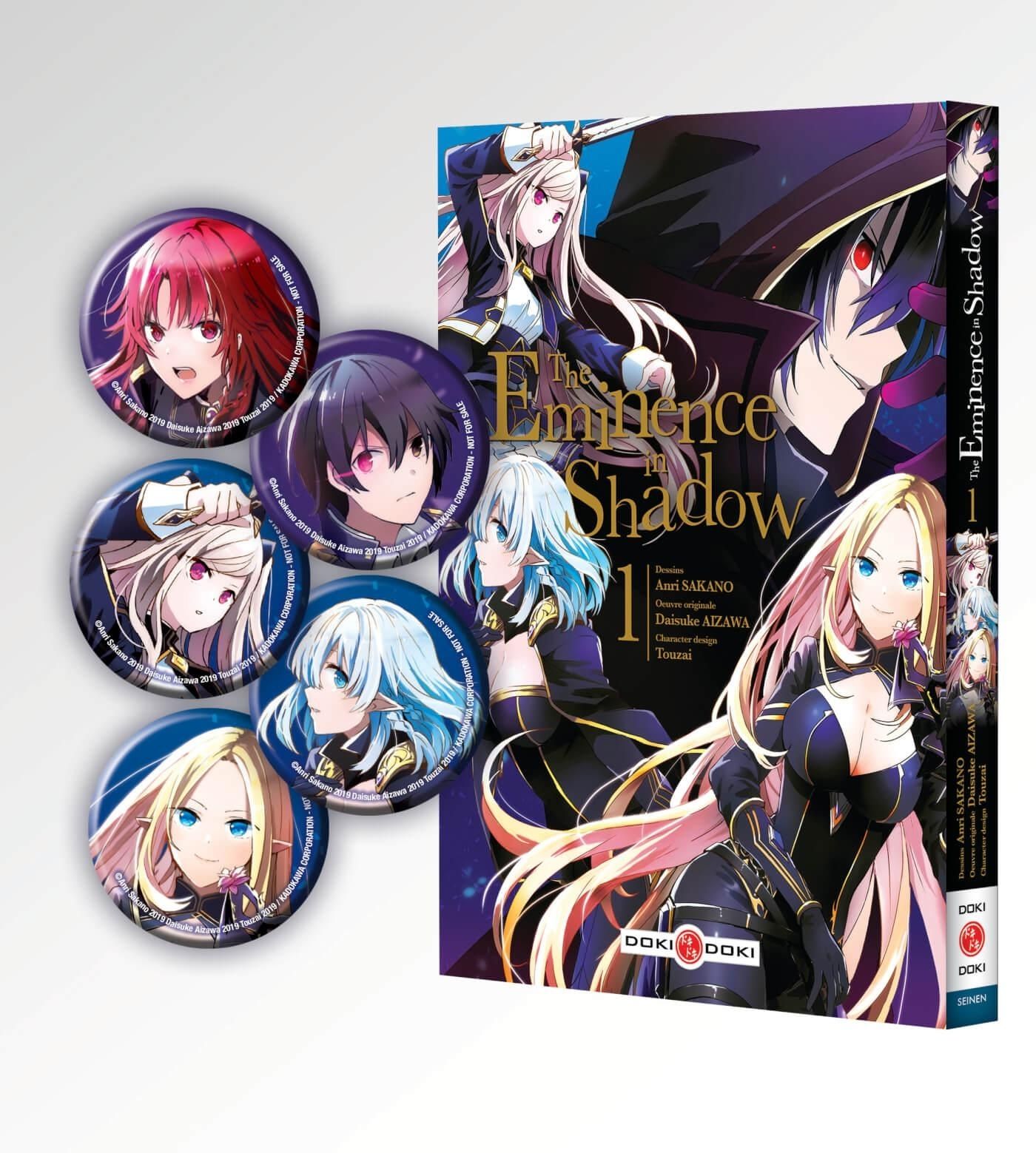 EMINENCE IN SHADOW (THE) - T01 - THE EMINENCE IN SHADOW - VOL. 01 - EDITION LIMITEE BADGES COLLECTOR
