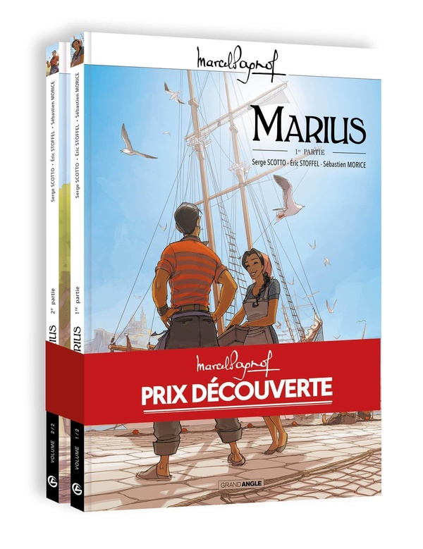 M. PAGNOL EN BD : MARIUS - T01 - M. PAGNOL EN BD : MARIUS - PACK PROMO VOL. 01 + VOL. 02