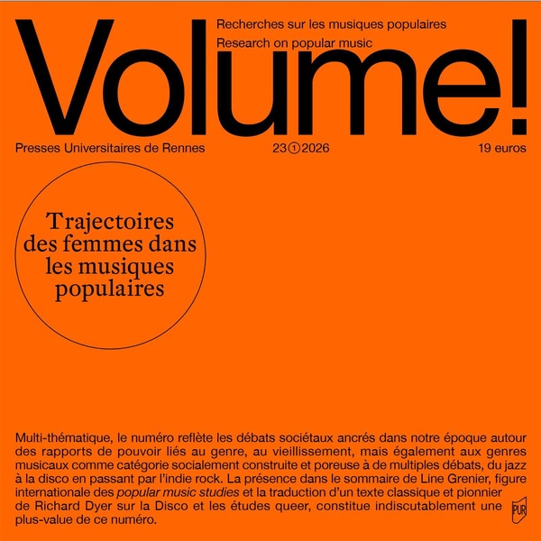 TRAJECTOIRES DES FEMMES DANS LES MUSIQUES POPULAIRES